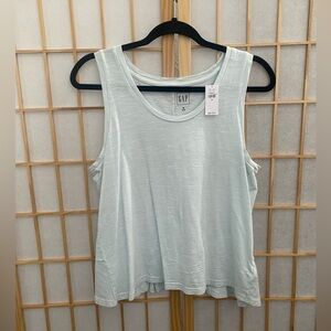 GAP NWT Women's Soft Aqua Tank Top